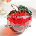 Pretty Crafts Wedding Gift Decoration Crystal Glass Apple